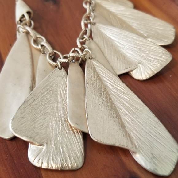 Karma Bella Brushed Gold Necklace - Picture 3 of 8